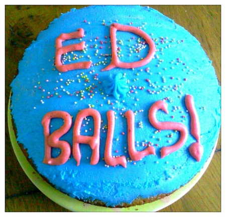 Ed Balls cake